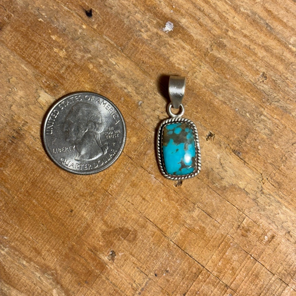 Sterling sliver and Turquoise pendant
